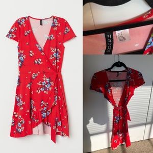 H&M Ruffled Wrap Dress